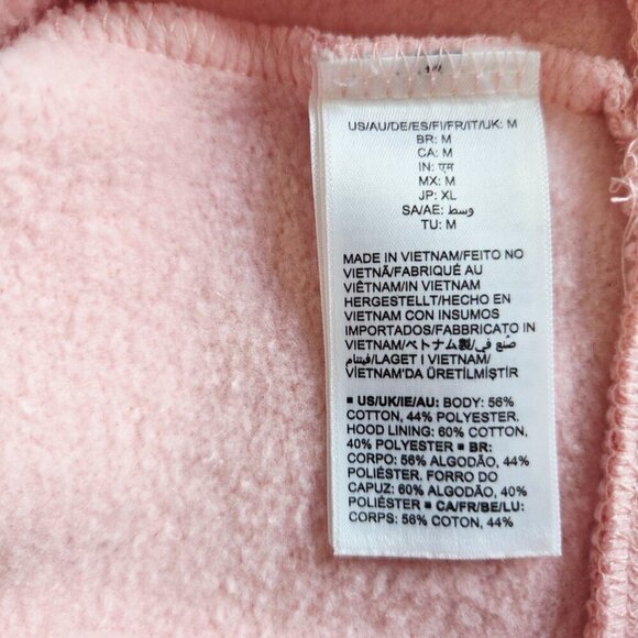 Disney Marvel Women's Pink Fleece Pullover Hoodie Sweatshirt Sz Medium Superhero - Picture 8 of 11
